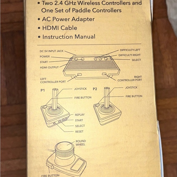Atari Flashback 8 Gold Deluxe Console - Black and Gold - Picture 3 of 4